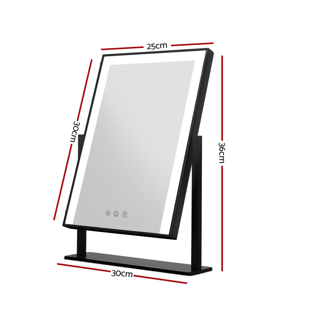 Embellir Makeup Mirror 25x30cm with LED Light and Rotation