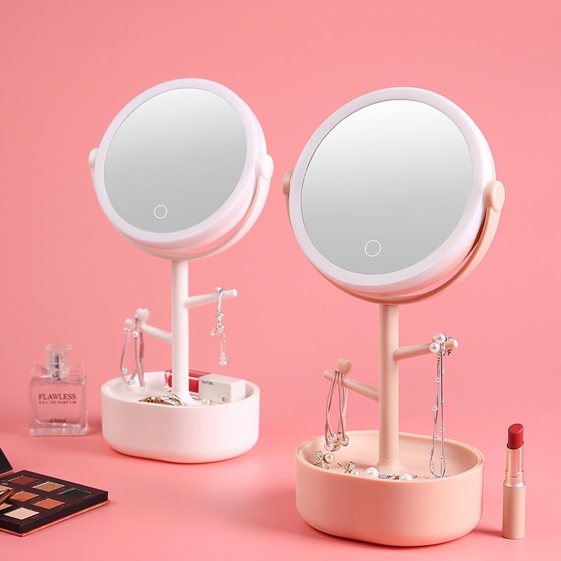 Ecoco Smart LED Light Makeup Mirror with Touch Screen 360°