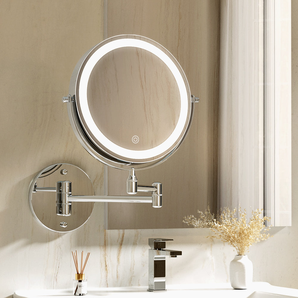 Embellir Extendable Makeup Mirror 10X Magnifying with LED Light