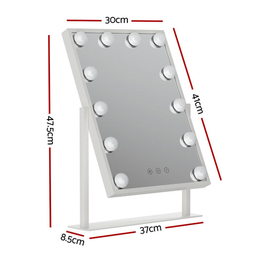 Embellir Makeup Mirror 30x41cm with LED Light for Perfect Angles