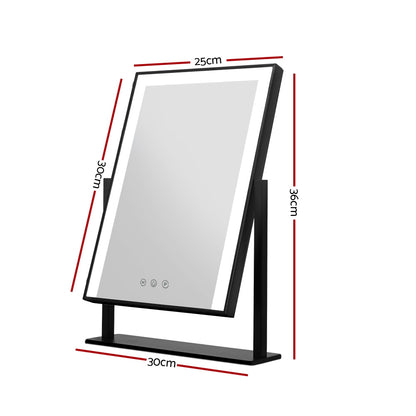 Embellir Makeup Mirror 25x30cm with LED Light and Rotation