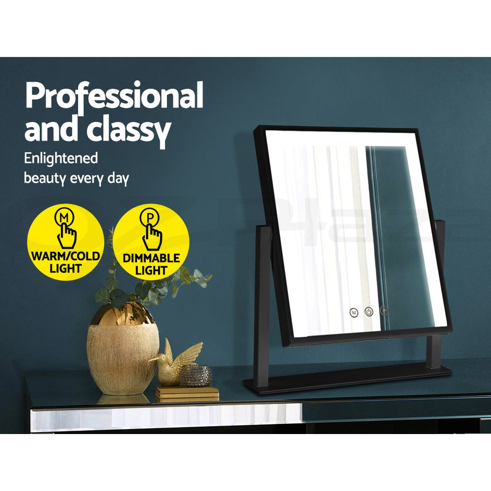 Embellir Makeup Mirror 25x30cm with LED Light and Rotation