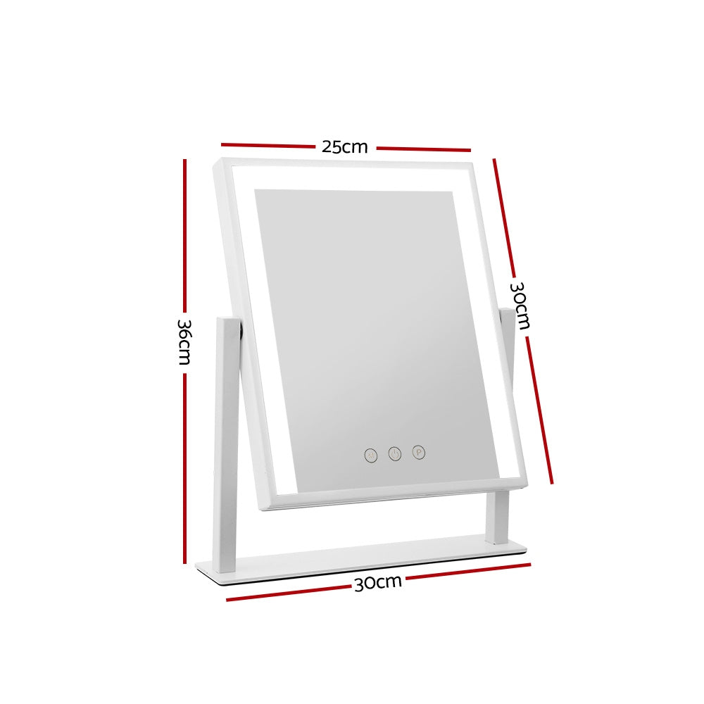 Embellir Makeup Mirror 25x30cm with LED Light and Rotation