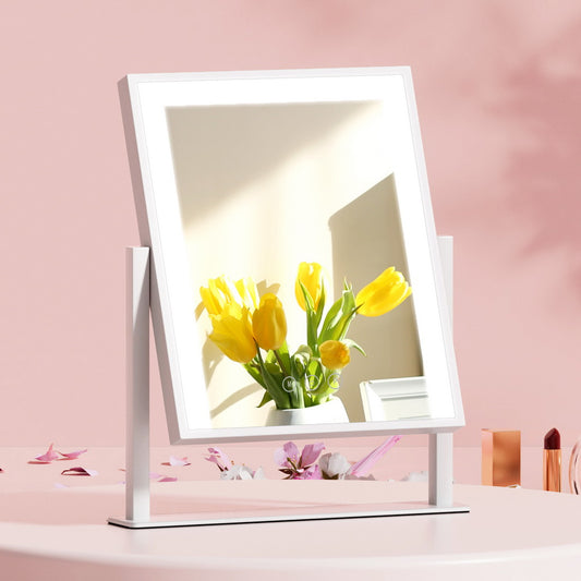 Embellir Makeup Mirror 25x30cm with LED Light and Rotation