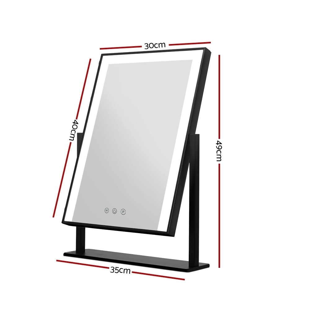 Embellir Makeup Mirror 30x40cm with LED Light and Rotation