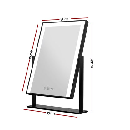 Embellir Makeup Mirror 30x40cm with LED Light and Rotation