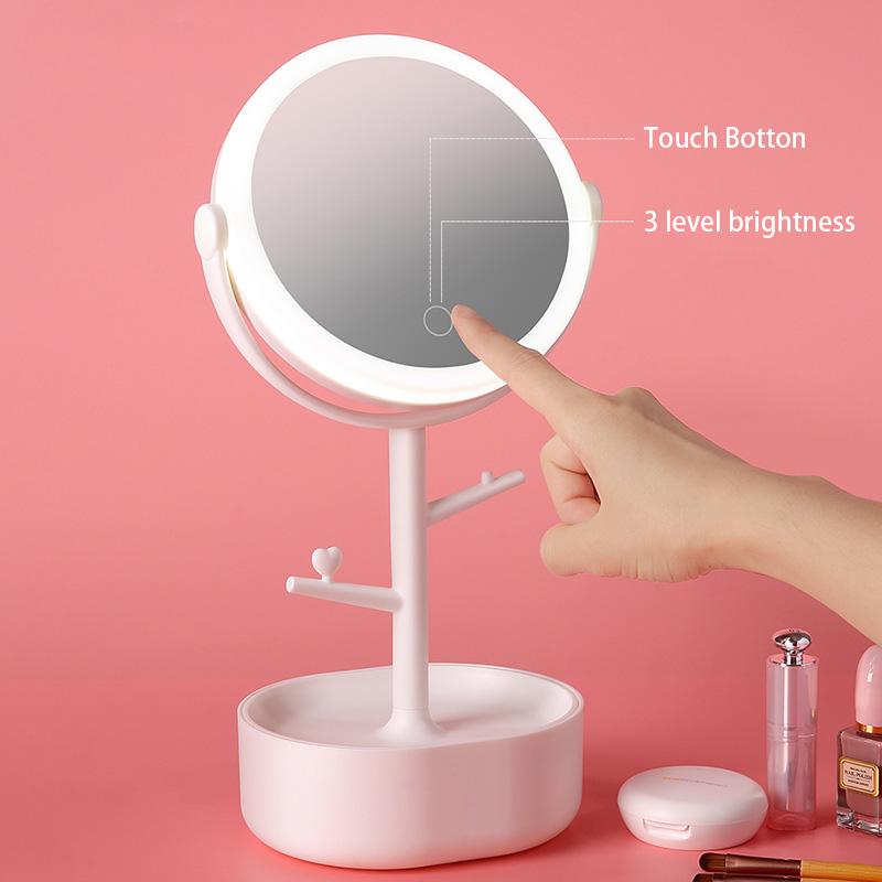 Ecoco Smart LED Light Makeup Mirror with Touch Screen 360°